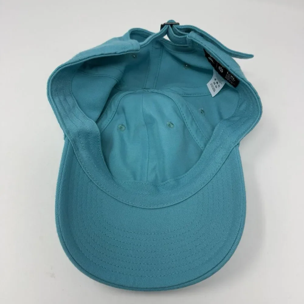 Nike Club Cap Unisex‎ L/XL Teal Turquoise Unstructured Swoosh Logo Strapback Hat